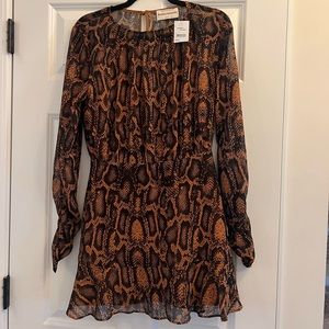 Finders keepers snake skin dress